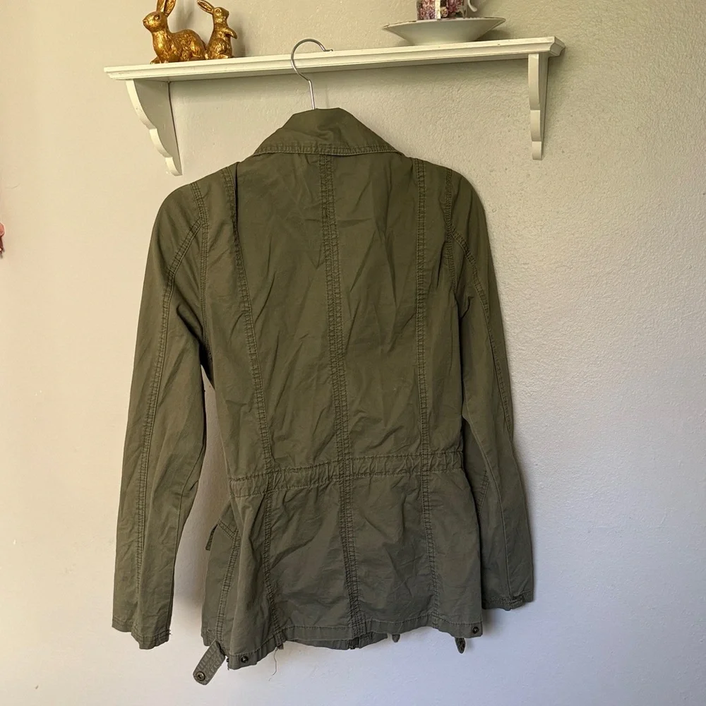 Olive Utility Jacket - Picture 5 of 7